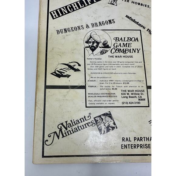 The Complete Warlock Dungeons & Dragons 1978 Balboa TSR D&D - Picture 11 of 11